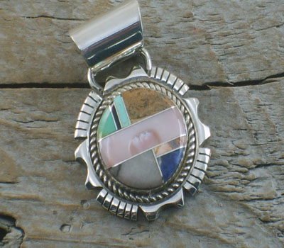 Native American Pendant Inlay 2